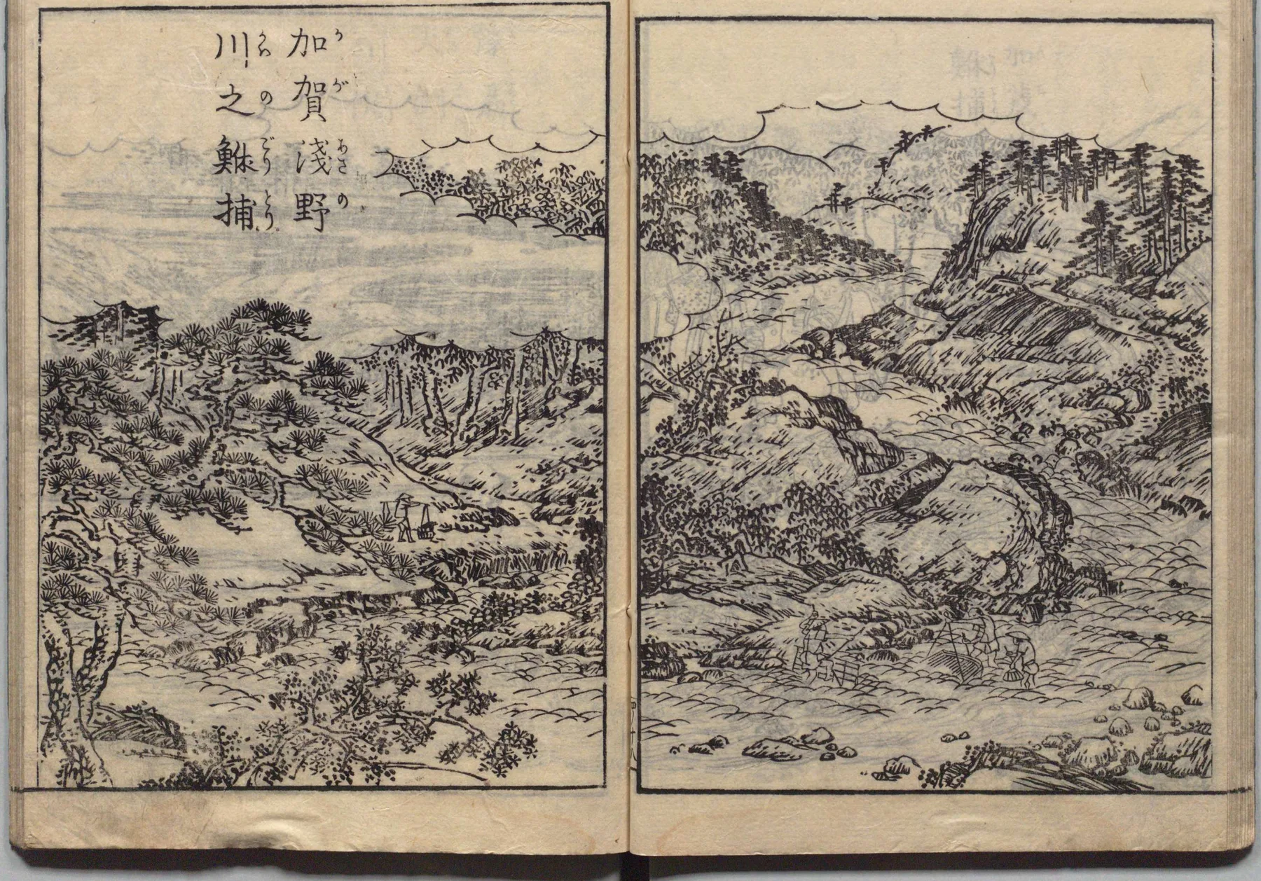 加賀の浅野川之鱸捕の図